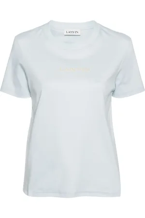 Lanvin T-shirt en coton à logo brodé