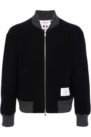 Thom Browne Veste bomber à fermeture zippée