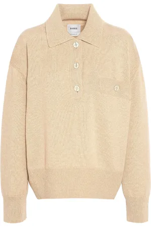 Barrie Pull en cachemire à col polo
