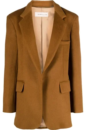 BLANCA Blazer chiné à revers crantés