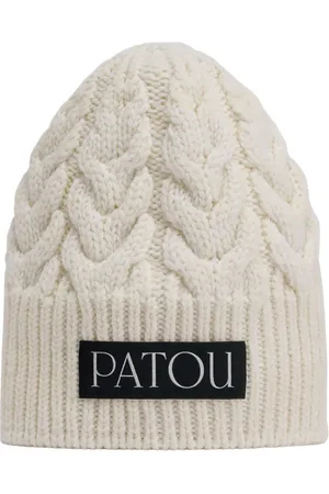 Patou Bonnet en maille torsadée