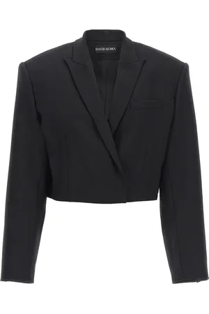 DAVID KOMA Blazer à coupe crop