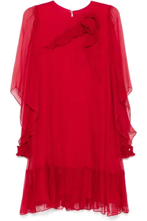 NISSA Robe mi-longue à appliqué floral