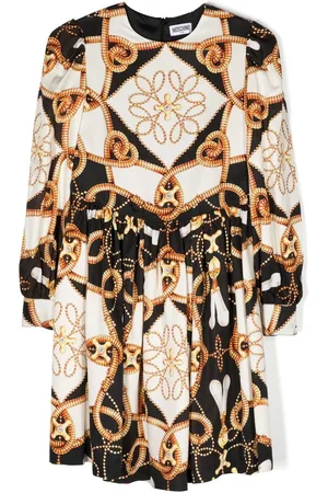 Moschino Robe à imprimée baroque