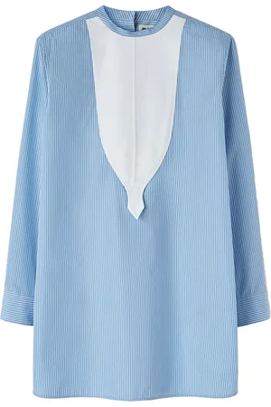Jil Sander Blouse en coton à rayures