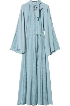 Twin-Set Robe longue à détails en dentelle