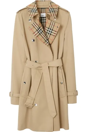 Burberry Trench court à motif Vintage Check