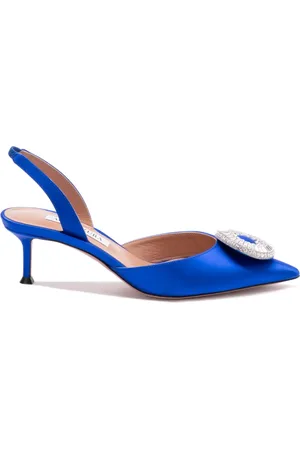 Aquazzura Escarpins Crystal Hoop Sling 50 mm