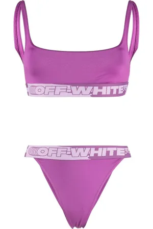 OFF-WHITE Bikini à bandes logo