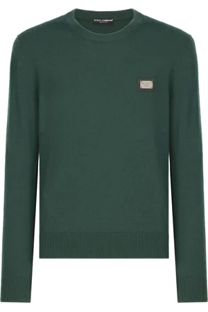 Dolce & Gabbana Pull en laine à plaque logo