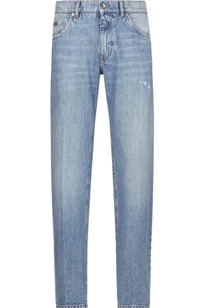 Dolce & Gabbana Jean à logo brodé