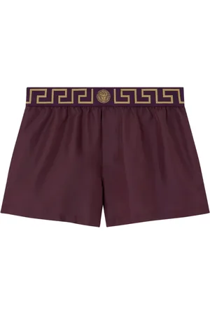 VERSACE Short de bain à détail Greca