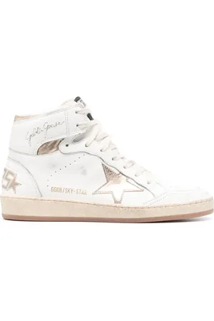 Golden Goose Baskets lacées à patch étoile