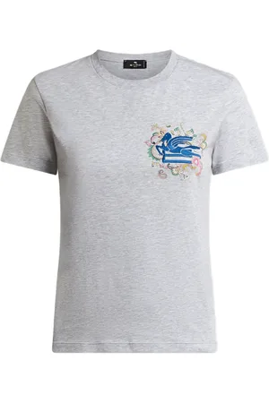 Etro T-shirt à motif Pegaso brodé