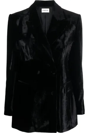 P.A.R.O.S.H. Blazer en velours à boutonnière croisée