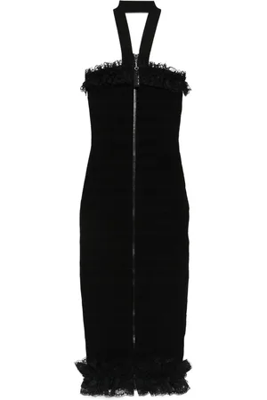 Self-Portrait X Christopher Kane robe mi-longue en maille