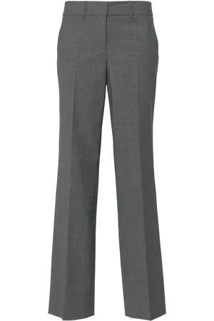 DRHOPE Pantalon de costume en coton mélangé