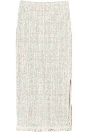 Twin-Set Jupe mi-longue à détails en jacquard