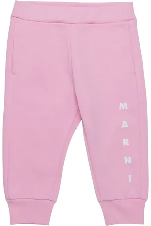 Marni Pantalon de jogging à logo imprimé