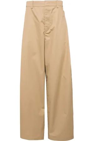 SYSTEM Pantalon ample en coton à poches cargo