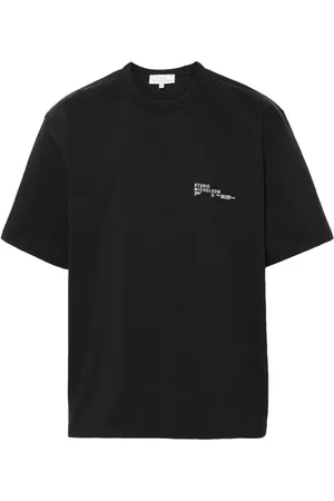 STUDIO NICHOLSON T-shirt en coton à logo imprimé