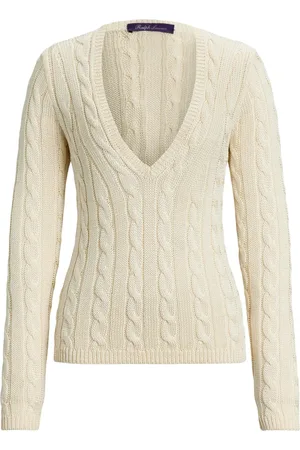 Ralph Lauren Pull en maille torsadée