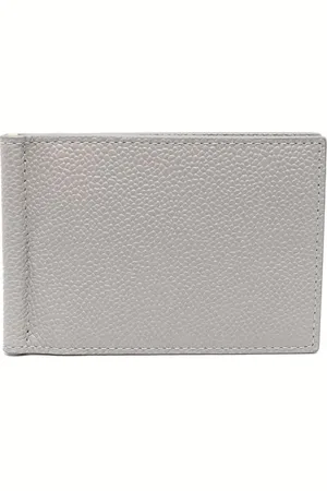 Thom Browne Portefeuille en cuir à clip