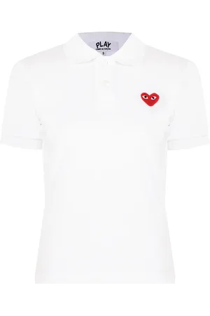 Comme des Garçons Polo à patch logo