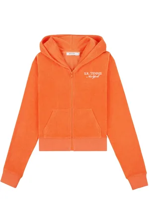 Sporty & Rich Hoodie SR Tennis en tissu éponge
