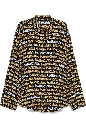 Balenciaga Chemise à logo imprimé