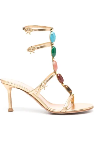 Gianvito Rossi Sandales Shanti 70 mm en cuir