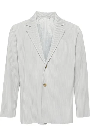 Issey Miyake Blazer plissé à simple boutonnage