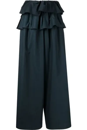 GOEN.J Pantalon ample volanté à design superposé
