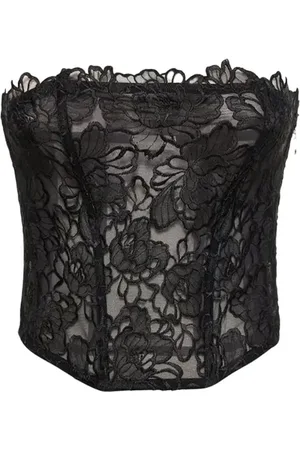 FLEUR DU MAL Haut-corset Whitney à broderies