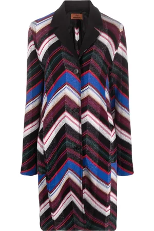 Missoni Manteau en laine à motif zigzag