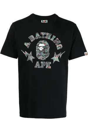 A Bathing Ape T-shirt en coton à logo imprimé