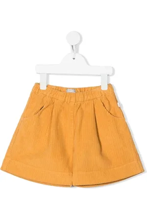 Il gufo Short en velours côtelé à taille élastiquée