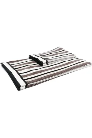 Missoni Lot de 2 serviettes en coton à rayures