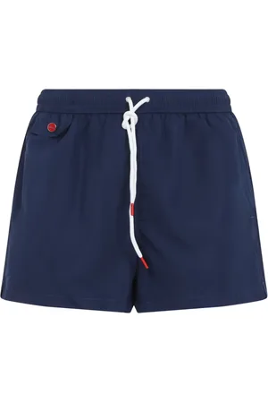 Kiton Short de bain à plaque logo