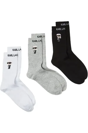 Karl Lagerfeld Lot de trois paires de chaussettes Ikon
