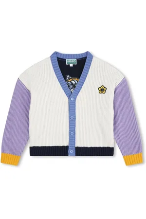 Kenzo Cardigan colour block à col v