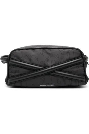 Alexander McQueen Trousse de toilette à logo imprimé