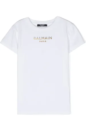 Balmain T-shirt à logo appliqué