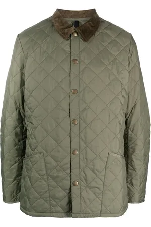 Barbour Veste matelassée à col en velours côtelé