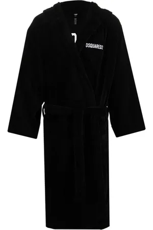 Dsquared2 Peignoir à logo brodé