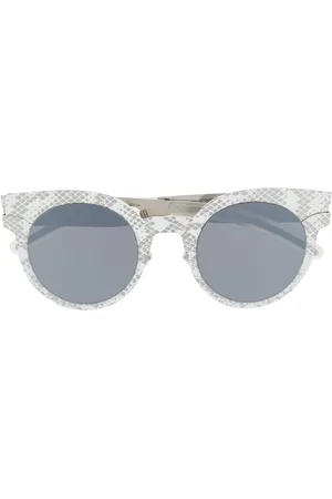 MYKITA Lunettes de soleil à monture effet peau de python