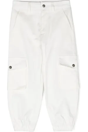 Msgm Pantalon en coton stretch à poches cargo
