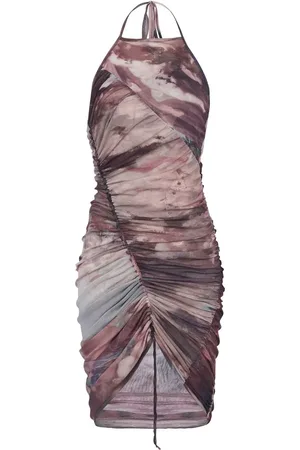 Balmain Robe courte en tulle