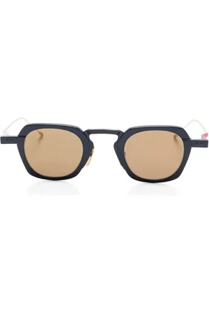 Thom Browne Lunettes de soleil à design colour block