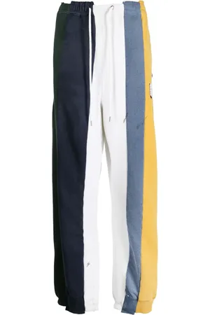 Maison Mihara Yasuhiro Pantalon de jogging colour block en coton